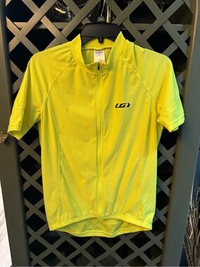 LG Neon Yellow Cycling Jersey - Yellow